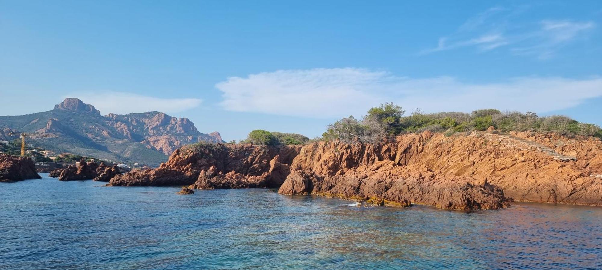 Agay Cap Esterel Le Hameau F2 Clim Plein Sud Dernier Etage Magnifique Vue Mer Saint-Raphaël Exteriör bild