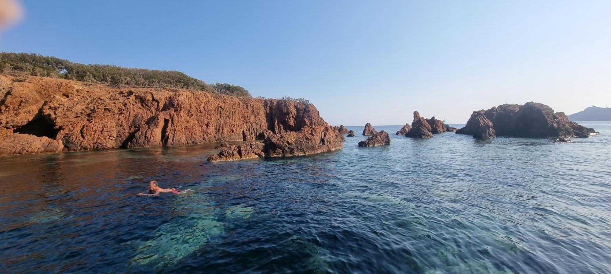 Agay Cap Esterel Le Hameau F2 Clim Plein Sud Dernier Etage Magnifique Vue Mer Saint-Raphaël Exteriör bild