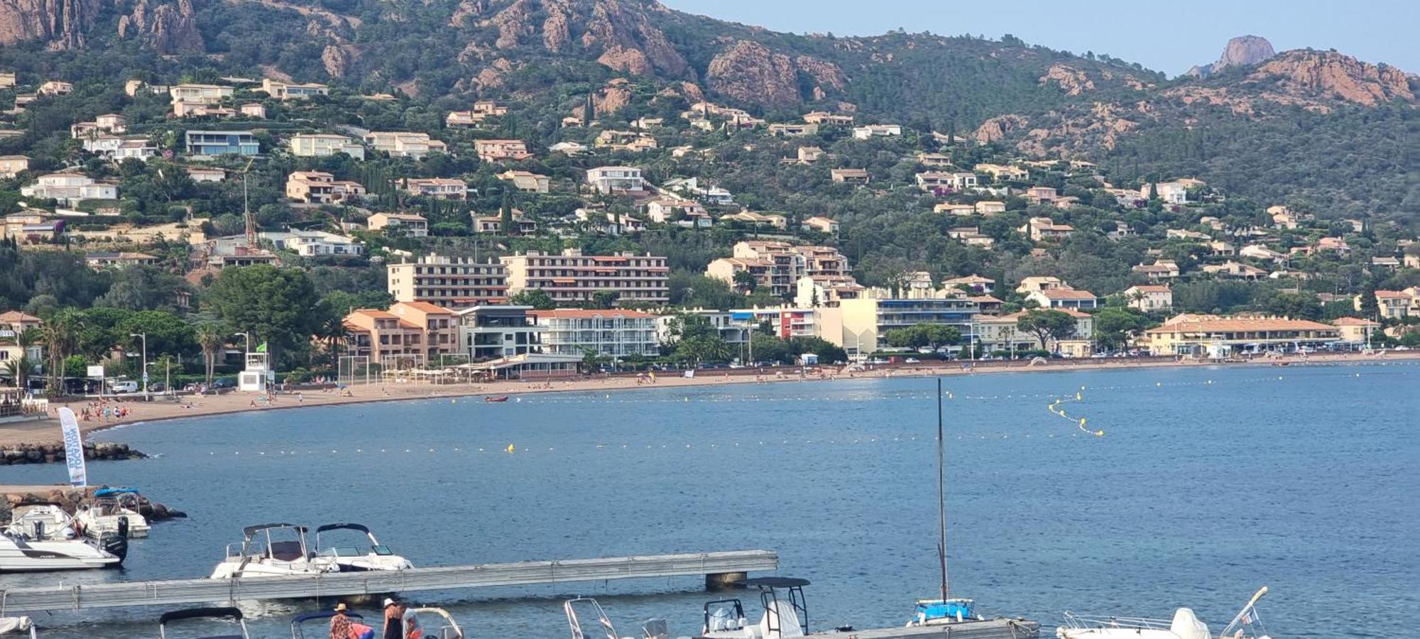 Agay Cap Esterel Le Hameau F2 Clim Plein Sud Dernier Etage Magnifique Vue Mer Saint-Raphaël Exteriör bild