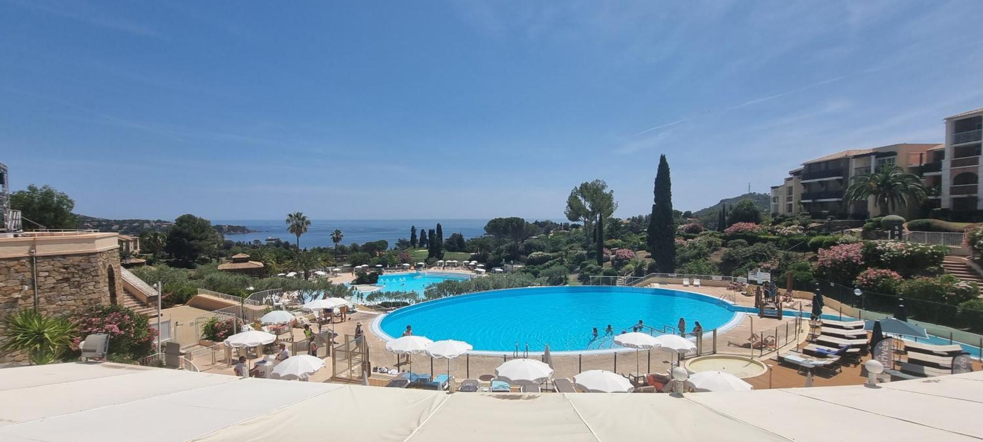 Agay Cap Esterel Le Hameau F2 Clim Plein Sud Dernier Etage Magnifique Vue Mer Saint-Raphaël Exteriör bild